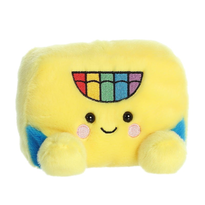 Aurora Adorable Palm Pals Doodle Crayon Box Stuffed Animal - Pocket-Sized Play - Collectable Fun - Yellow 5 Inches - Image 2