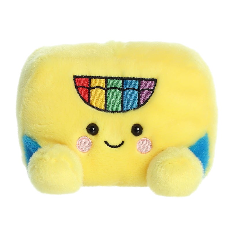 Aurora Adorable Palm Pals Doodle Crayon Box Stuffed Animal - Pocket-Sized Play - Collectable Fun - Yellow 5 Inches - Image 1