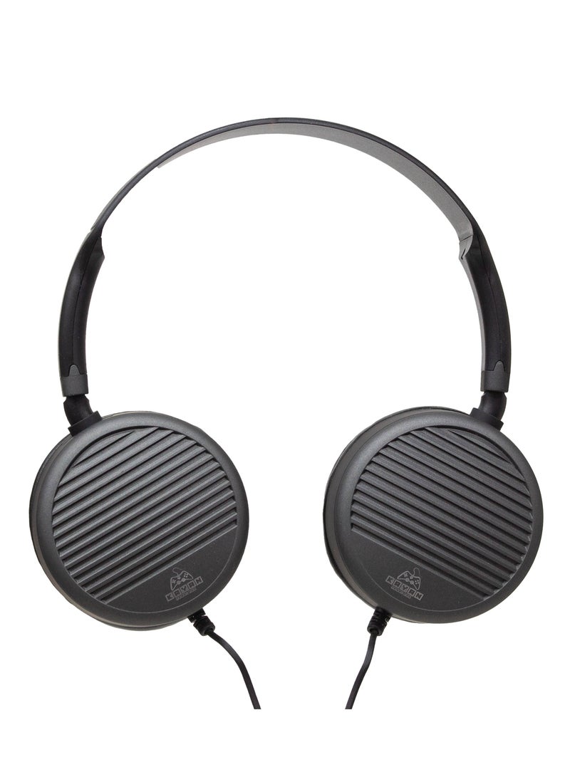 كايان سماعات كايان KN-826 ستيريو هاي فاي مع ميكروفون HD، سماعة رأس سلكية فوق الأذن مع جاك 3.5 مم، صوت عالي الدقة، تصميم مريح – أسود / رمادي - Image 5