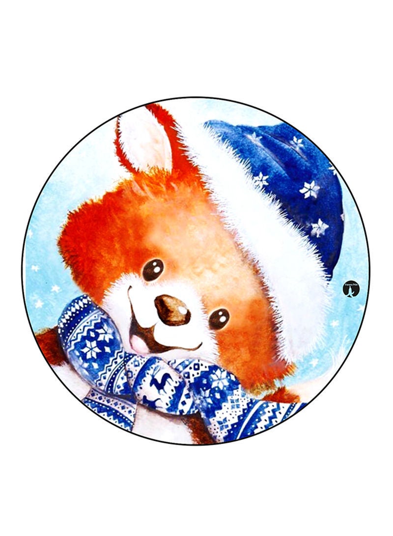 RKN Bear Printed Mouse Pad  Multicolour