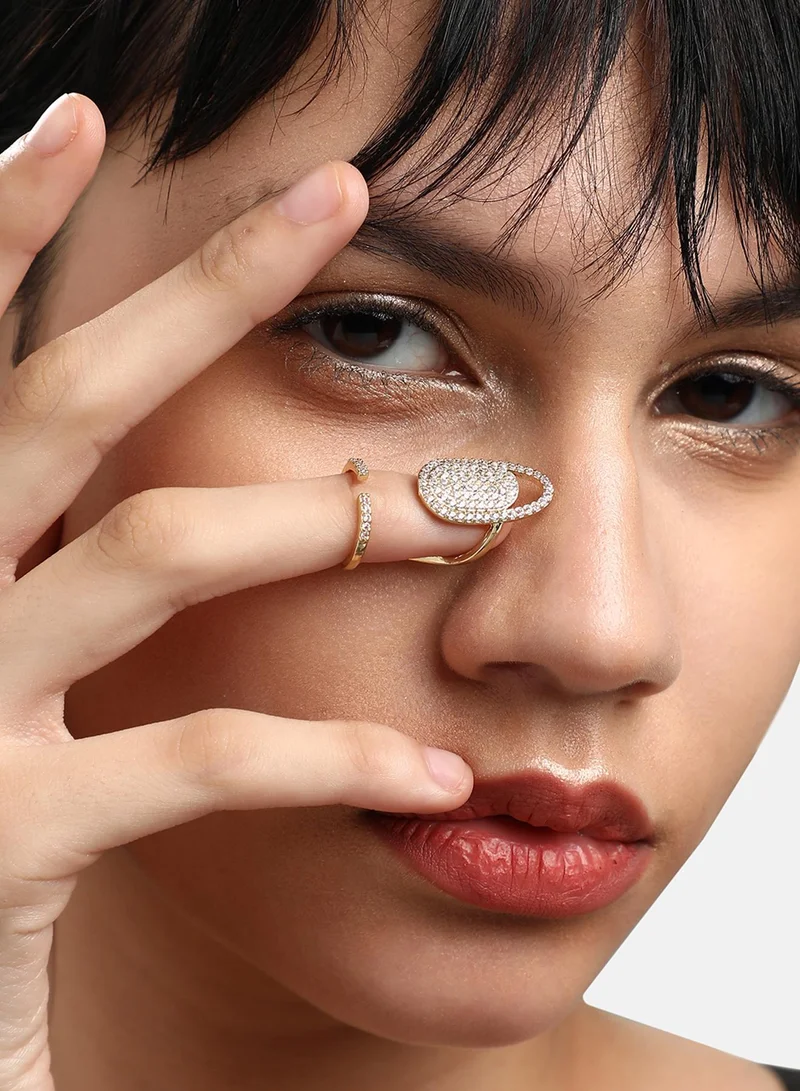 SOHI Party Artificial Nail Ring Jewellery