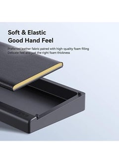 Hagibis Keyboard Wrist Rest Pad Support With Desktop Partition Storage Case Ergonomic Soft Memory Foam Anti Slip Rubber Base For Computer Keyboard Laptop Office Home Black  - Image 3
