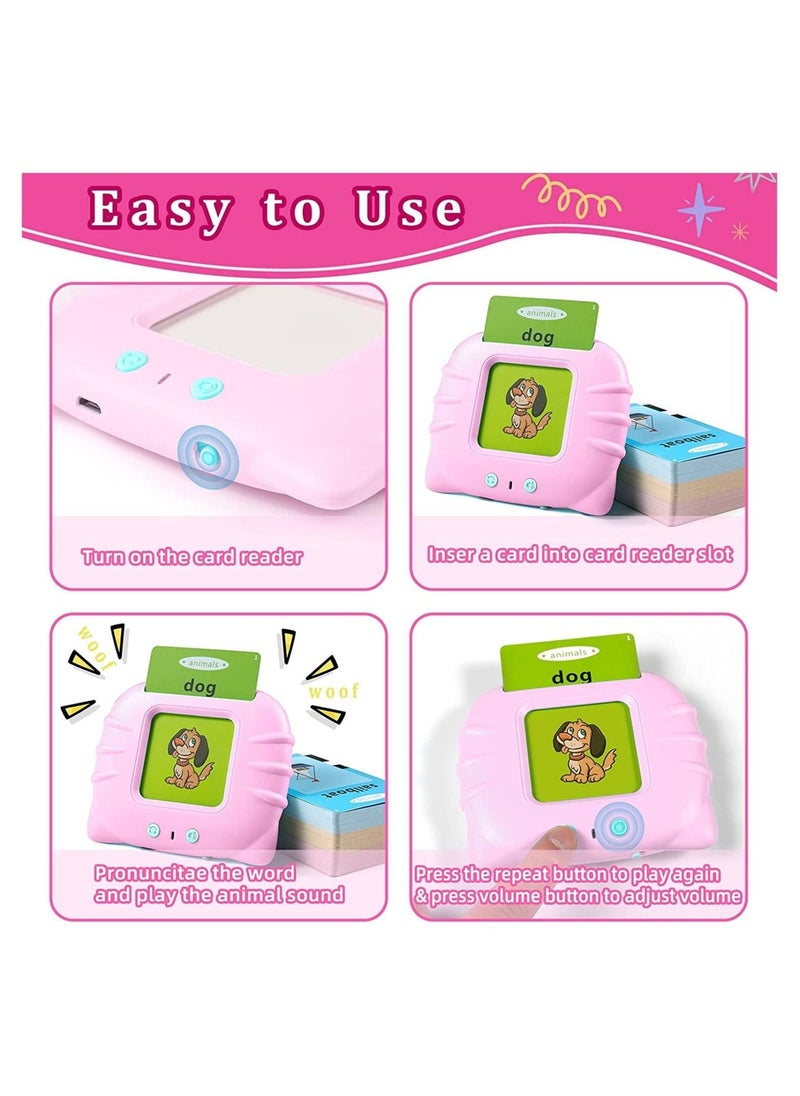 ELTRAZONE Talking Flash Cards Learning Toys for Toddlers 2 3 4 5 6 Years Old with Sound Effect, Toddler Toys for Girls and Boys, 224 Sight Words Learning and Pronunciation, Birthday - Image 2