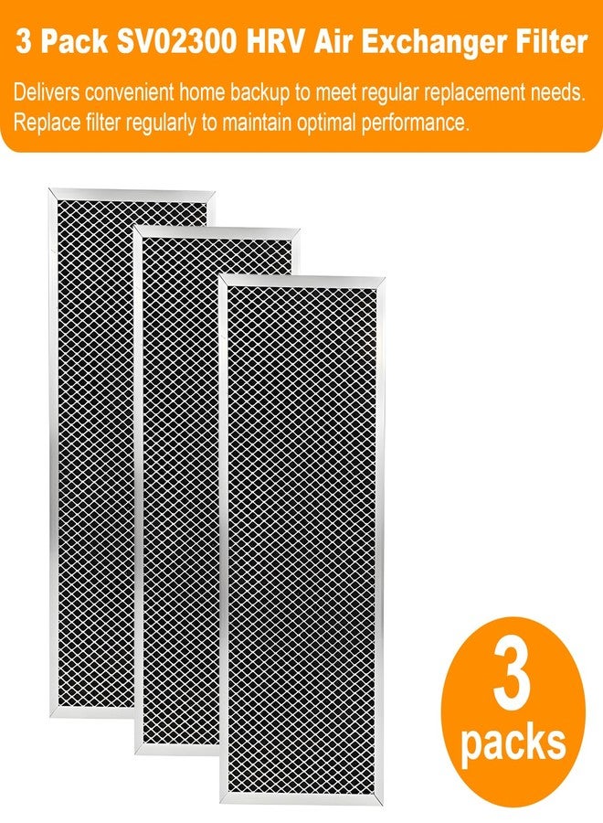 beaufan 3 Pack SV02300 HRV Air Exchanger Replacement Filter Compatible with Venmar AVS/VanEE Air Exchangers Models: 90H, 190H, Constructo 1.5 and 2.0, Constructo Quattro 1.5 and 2.0 (02300) - Image 3