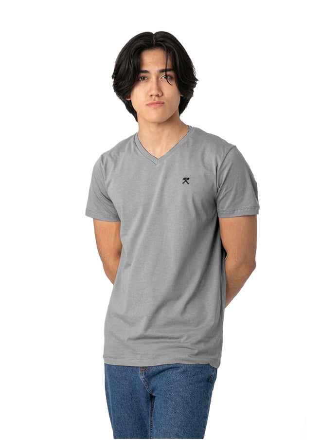 Marco Bergamo - VNeck T-Shirt With Logo - Image 1