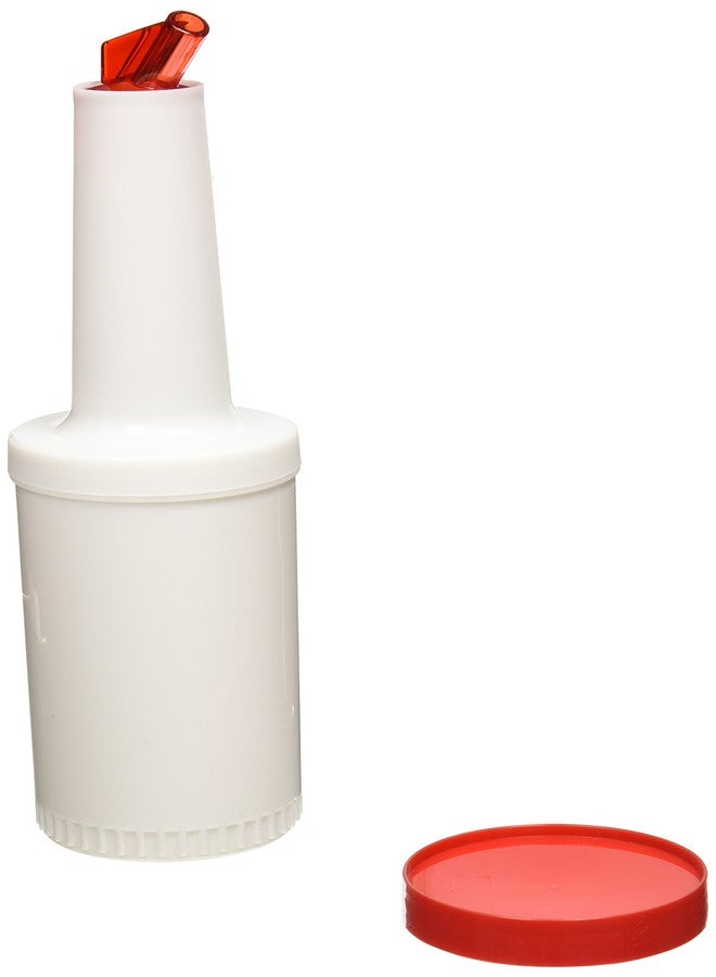 وينكو زجاجة وينكو متعددة الفتحات مع غطاء، سعة 1 كوارت، لون أحمر