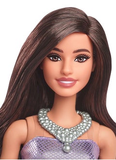 Barbie Fashionistas® Doll -  Purple Bubble Hem  - Image 3