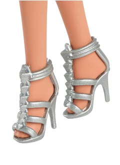 Barbie Fashionistas® Doll -  Purple Bubble Hem  - Image 5