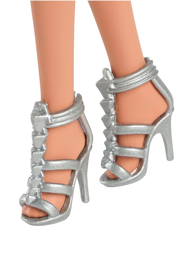 Barbie Fashionistas® Doll -  Purple Bubble Hem  - Image 5