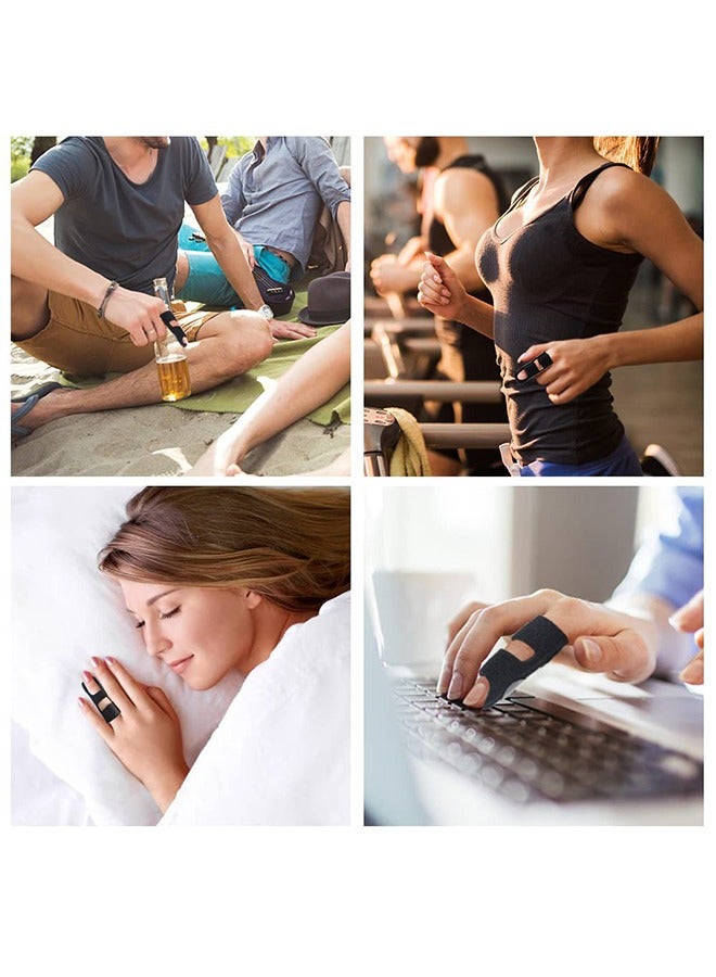 Finger Splint (2 Pack), Universal Finger Straightener, Broken And Trigger Finger Splint, Finger Brace For Arthritis Pain And Support, Relieves Sprains On Middle, Index, Ring, Pinky Finger - Image 5