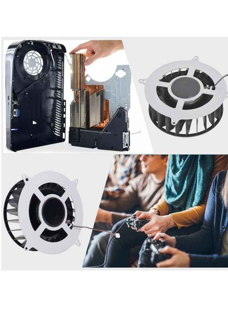 Internal Cooler for Sony PlayStation 5, PS5 Replacement Fan, 23 Blades Fan 12047GA-12M-WB-01 12V 2.4A Universal with T8 Screwdriver - Image 2