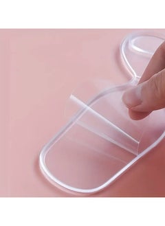Goolsky 1pair GEL 4D Silicone Anti-abrasion Foot Artifact Heel Sticker Anti-drop Heel Anti-abrasion Foot Shoe Sticker, Shoe Size Is Changed To A Half-size Insole, Length 5.51in/14cm, Width 3.35in/8.51cm  - Image 4