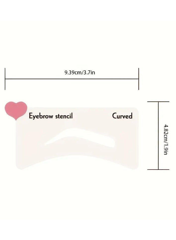 ORiTi 6 Pcs Superior Quality Eyebrow Stencil for Grooming and Shaping Creative Makeup Tool - Image 4