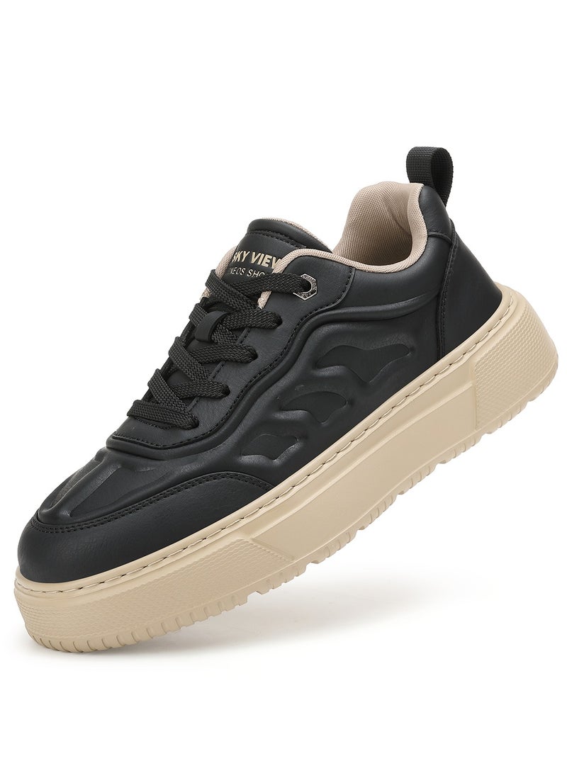 سكاي فيو أحذية رياضية رجالية كاجوال، أنيقة، خفيفة الوزن، قابلة للتنفس للمشي وأحذية مريحة سهلة الارتداء - Image 1