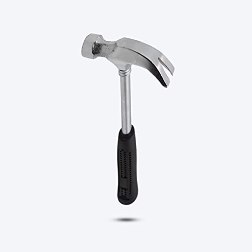 Hillgrove Durable Construction Metalworking Household Rubber Handle Straight Best Claw Hammer Repair Hand Woodworking Tool 10.5 inch Curved Claw Hammer - Image 1