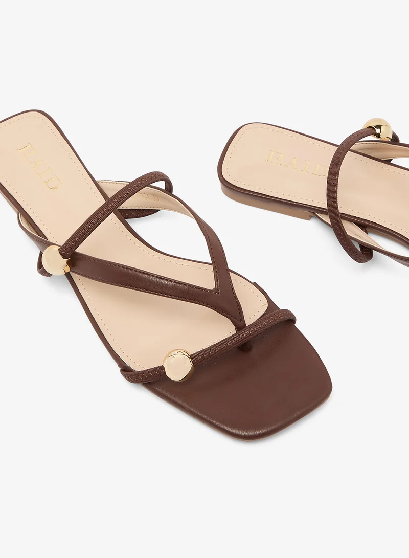 RAID  Flat Toe-Loop Sandals for Women | Best Price UAE