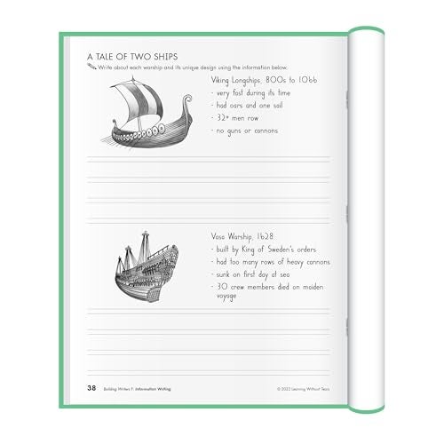 Learning Without Tears Building Writers Student Edition, Age 10+, 5th Grade+, Handwriting Without Tears, Narrative, Information, Opinion, Fluency, School & Home, Tutor, Sensory & Motor Skills, Sensory - Image 4