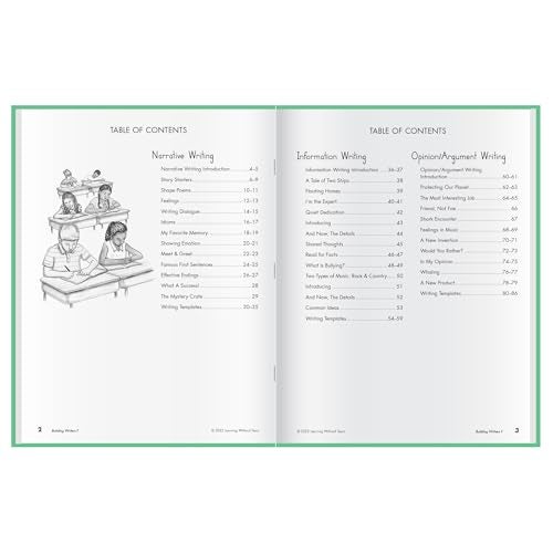 Learning Without Tears Building Writers Student Edition, Age 10+, 5th Grade+, Handwriting Without Tears, Narrative, Information, Opinion, Fluency, School & Home, Tutor, Sensory & Motor Skills, Sensory - Image 2