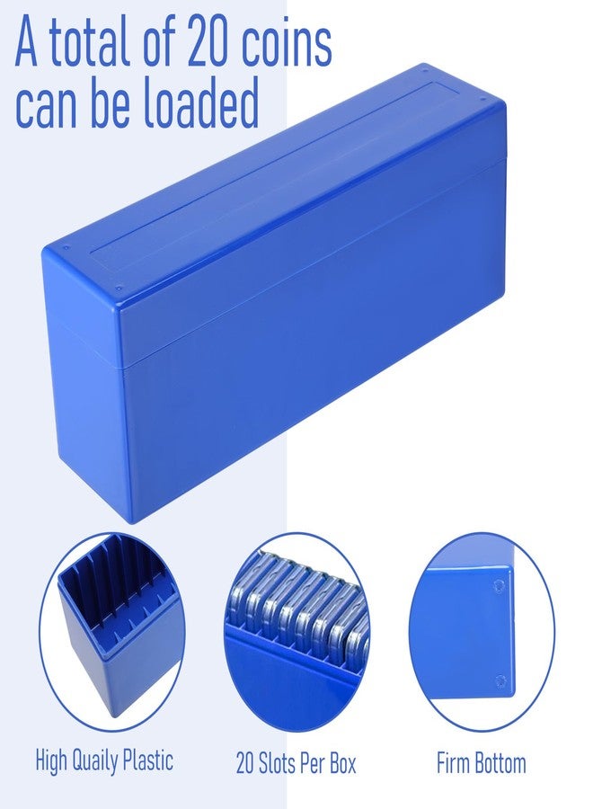 simarro 3 Packs Coin Slabs Storage Boxes with 20 Slabs - Image 5