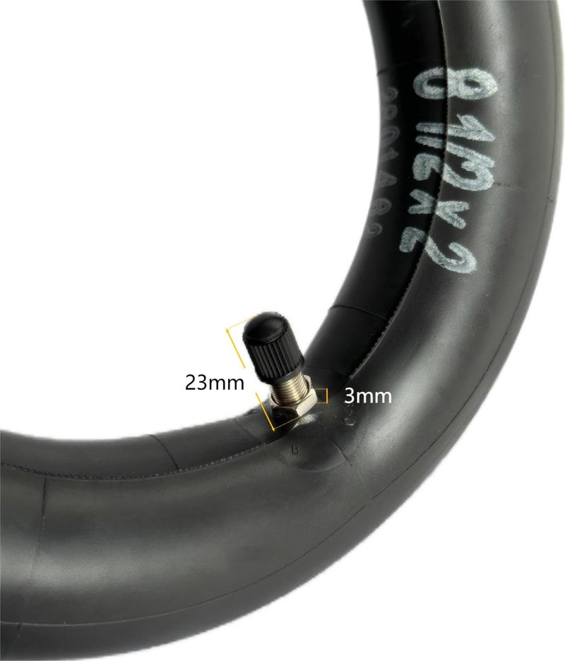 Walshen أنبوب إطار ويلشين 8.5 8.5x2 بديل للإطارات للسكوتر Gotrax/Gxl V2/Xiaomi M365/Razor Electric Scooter، 81/2x2 إطارات سكوتر هوائية أكثر سمكًا (1 مجموعة) - Image 2
