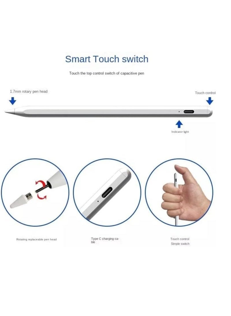 General - Universal Stylus,Magnetic and Anti-Touch Glove,Compatible Digital Pen for iPhone/iPad,Active Stylus Pen Compatible with iOS and Android All Touch Screens,Replaceable Pen Tip - Image 1