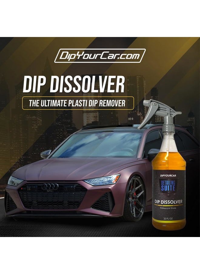 DipYourCar .com Plasti Dip Dissolver - Finish Remover, Striper, and Cleaner for Plastic Dip Painted Cars - Liquifies and Removes Dip to Thin to Peel (32 oz Spray Bottle)  - Image 2