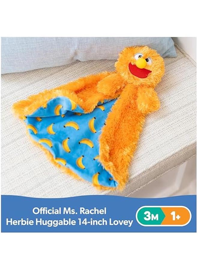 Official Herbie Huggable Lovey, Double Sided, Machine Washable Security Blankets for Babies Ages 3 Months to 1+ - Image 2