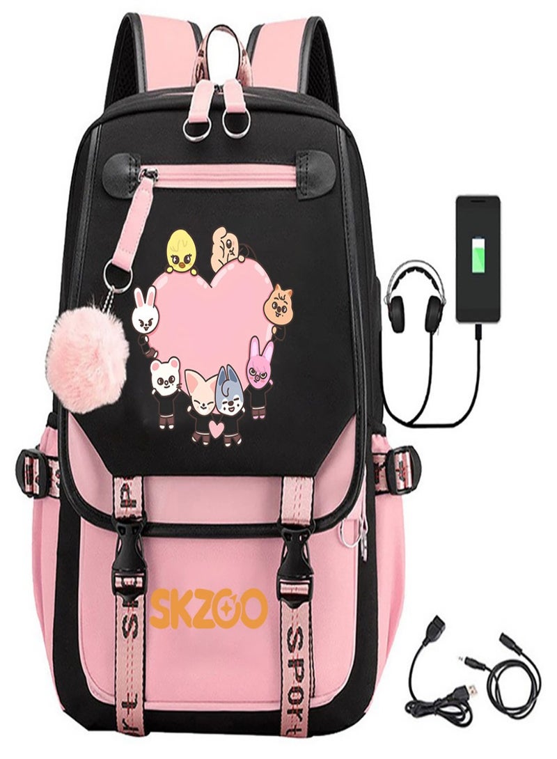 Stray Kids Children Bag Sackpack Backpack Laptop Sports Bags Fashion for Women Girls Kids