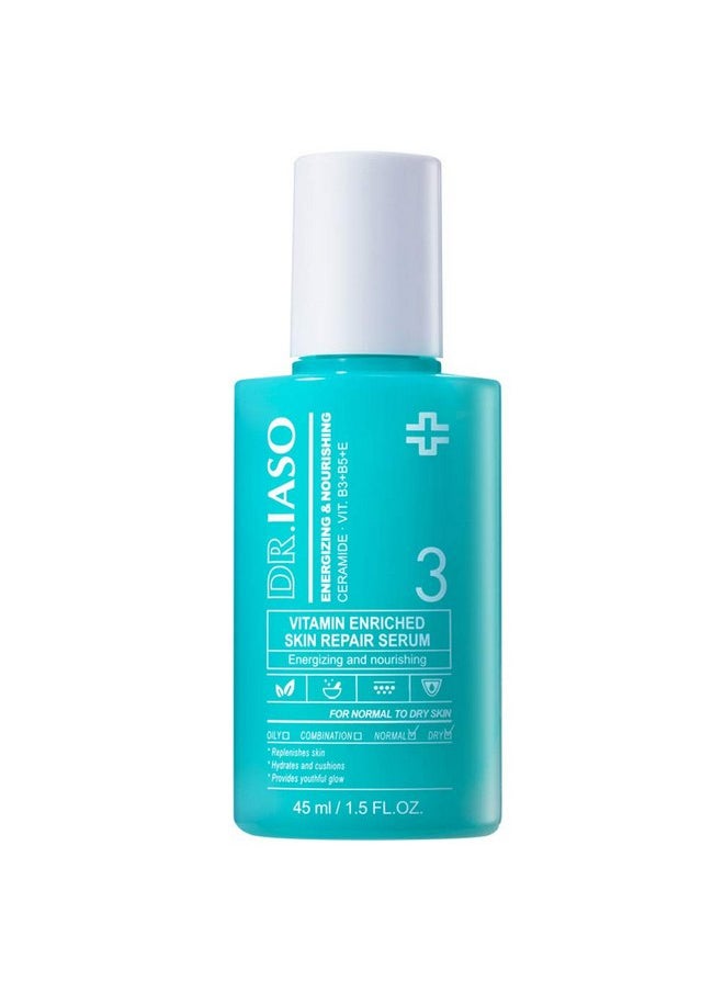 iaso Dr. IASO Skin Repair Serum 1.5 oz.- Anti Aging & Anti Wrinkle | korean beauty serum | Vitamin E + B Hyaluronic Acid to Care Ceuticals Face  - Image 1