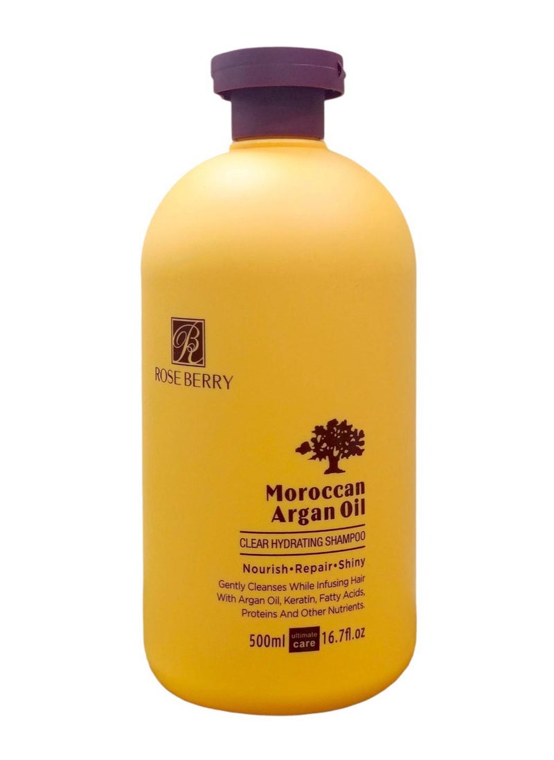 Moroccan Argan Oil Clear Hydrating Shampoo `