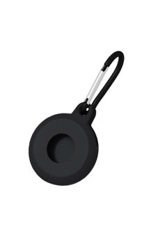 Anti-loss Case For Apple Airtags Case For Apple Tracker AirTags Silicone Protective Case-Color:Black-Applicable Models:airtags