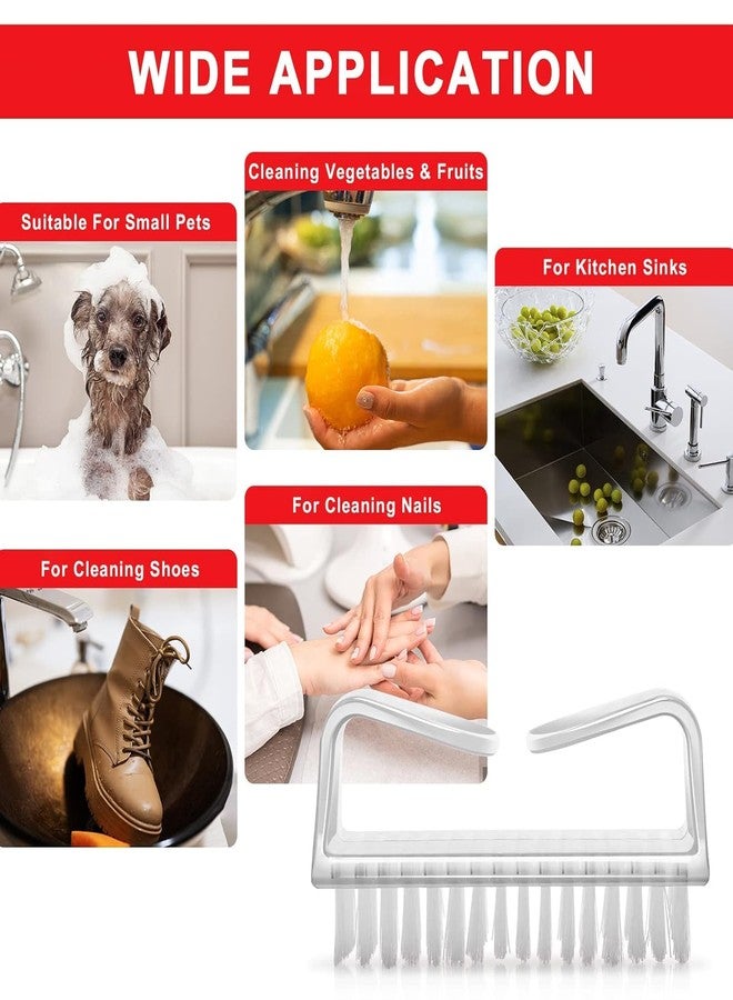 Aternal Hand Nail Cleaner Brush for Cleaning Fingernails, Durable Stiff Bristles, Nail Brush Cleaner with Handle, Deep Nail Cleaning Scrubber for Men Women Manicure Tool - Image 5