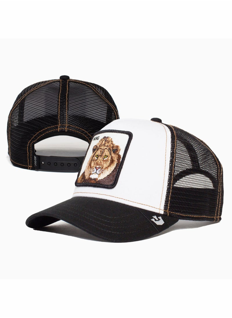 SYOSI - Baseball Cap Animal Shape Embroidery Fashion Personality Hip Hop Cap Farm Adjustable Snapback Mesh Trucker Hat - Image 1