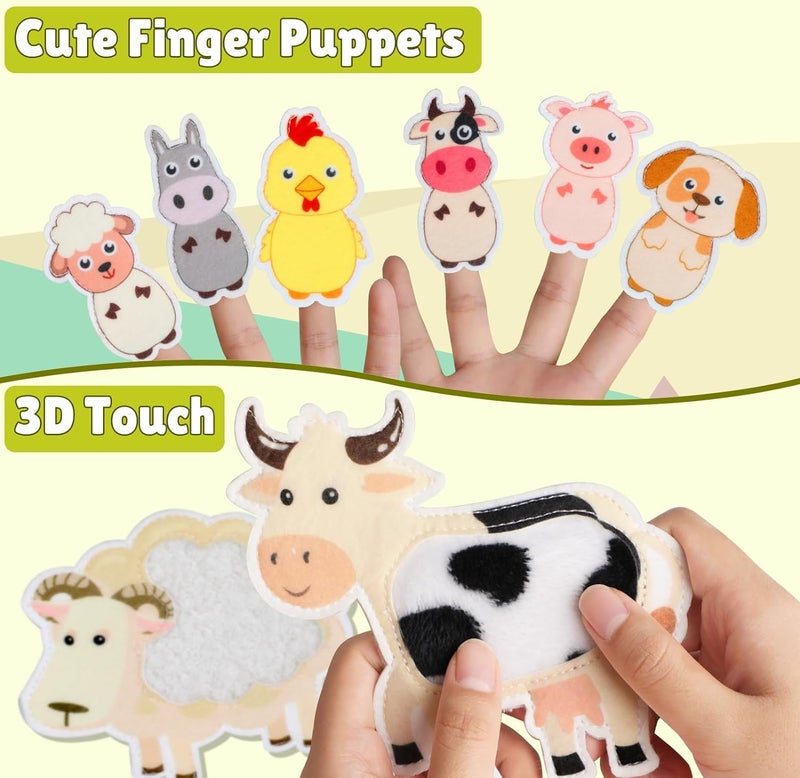 Quanquer Toddler Busy Board Montessori Toys for 1 2 3 4 Year Old - Farm Busy Book Educational Learning Sensory Toy for Boys Girls - Christmas Birthday Gifts for Toddlers Travel Toys for Airplane Car - Image 4