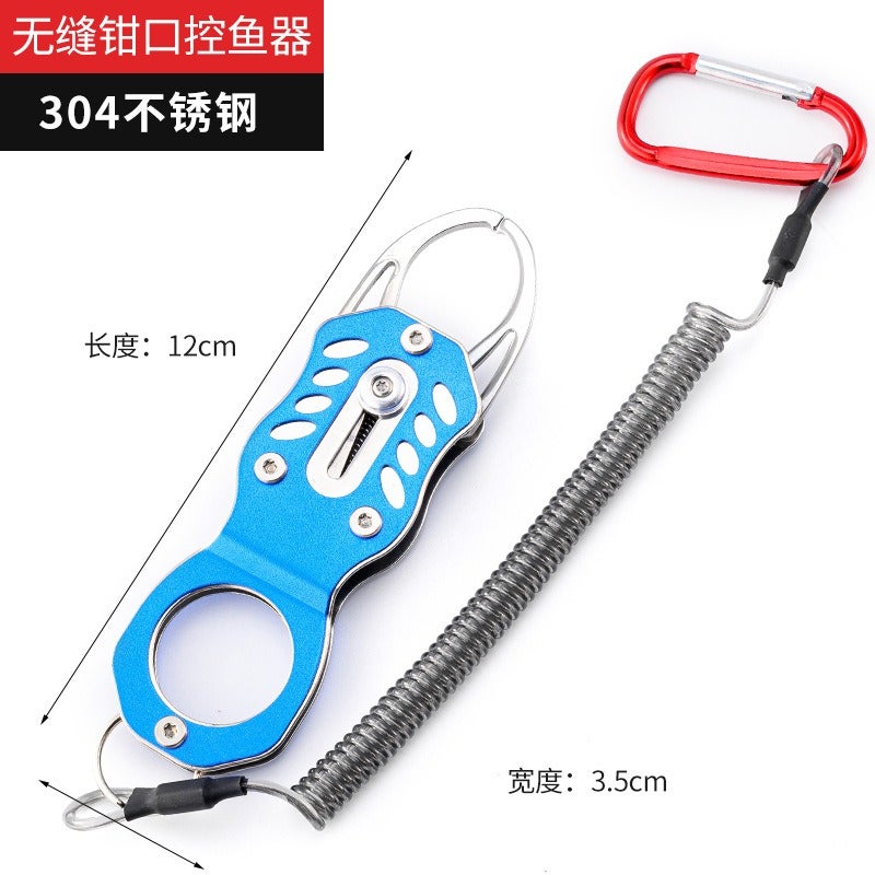 Miro Stainless Steel Mini Telescopic Fish Grip Tool, Portable Fishing Pliers for Outdoor Angling - Image 1