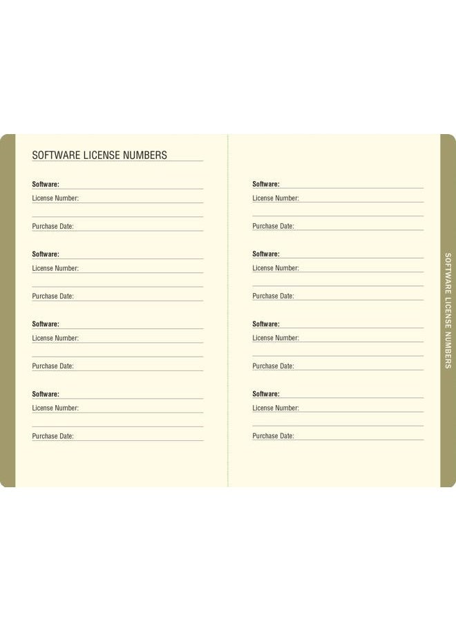 Peter Pauper Press Midnight Floral Internet Address & Password Logbook - Image 5