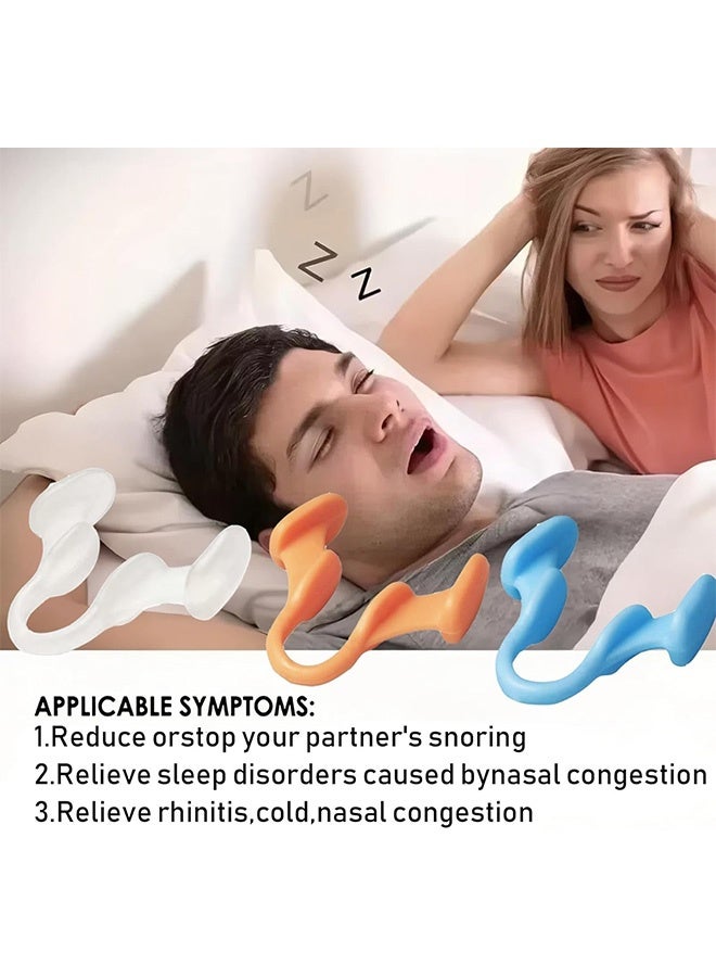 Quantum 6 PCS Mini Stop Snoring Device, Anti-Snoring Silicone Nose Clip, Comfortable Reusable Snore Relief - Image 5