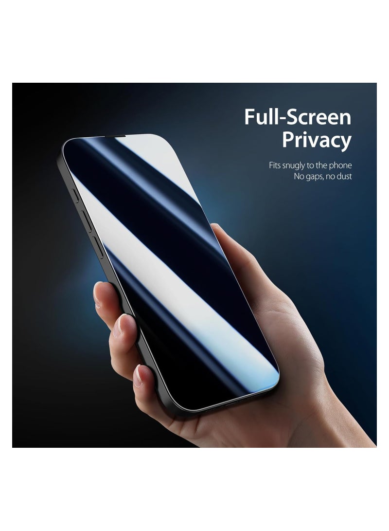 ELTRAZONE Privacy Glass for iPhone 15 Pro Max Screen Protector Anti-Spy Tempered Glass Film 9H Hardness Scratch Resistant Bubble Free Anti Spy Tempered Glass - Image 5