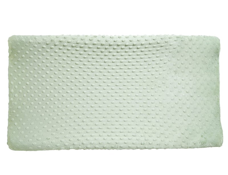 Aullar Solid Changing Table Pad Cover Cradle Sheet, Fits 32"/34''x16 Contoured Diaper Changing Pad, Ultra Soft Cozy Dots Plush Changing Table Covers, Breathable Wipeable Removable (Green) - Image 5