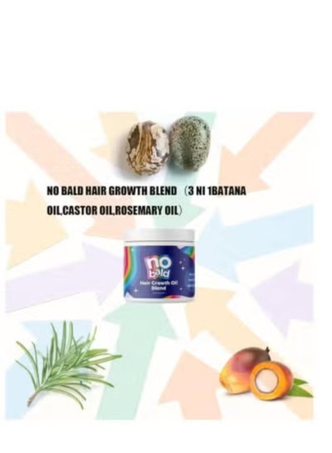 Generic No Bald Hair Growth Oil Blend, Hair Mask For Dry And Damaged Hair, Deep Conditioning Hair Mask, Hair Mask For All Hair Types, Hair Mask For Hair Growth, Hair Repair Mask For Damaged Dry Hair (8oz) - Image 4
