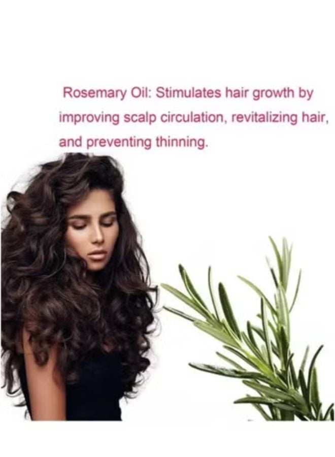 Generic No Bald Hair Growth Oil Blend, Hair Mask For Dry And Damaged Hair, Deep Conditioning Hair Mask, Hair Mask For All Hair Types, Hair Mask For Hair Growth, Hair Repair Mask For Damaged Dry Hair (8oz) - Image 3