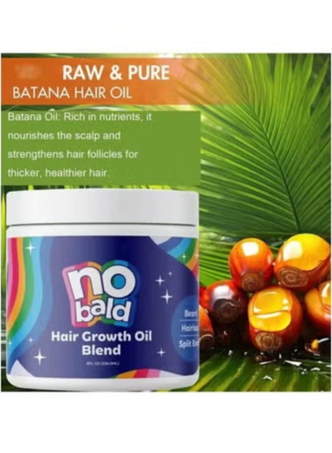 Generic No Bald Hair Growth Oil Blend, Hair Mask For Dry And Damaged Hair, Deep Conditioning Hair Mask, Hair Mask For All Hair Types, Hair Mask For Hair Growth, Hair Repair Mask For Damaged Dry Hair (8oz) - Image 2