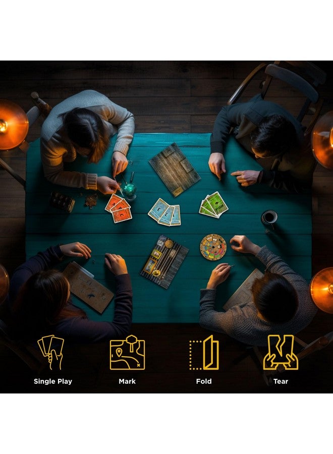 Thames & Kosmos EXIT: العودة إلى الكابينة المهجورة | EXIT: اللعبة - لعبة كوسموس | تجربة غرفة هروب منزلية تعتمد على البطاقات ومناسبة للعائلة | تعاونية من 1 إلى 4 لاعبين، أعمار 12 وما فوق - Image 4