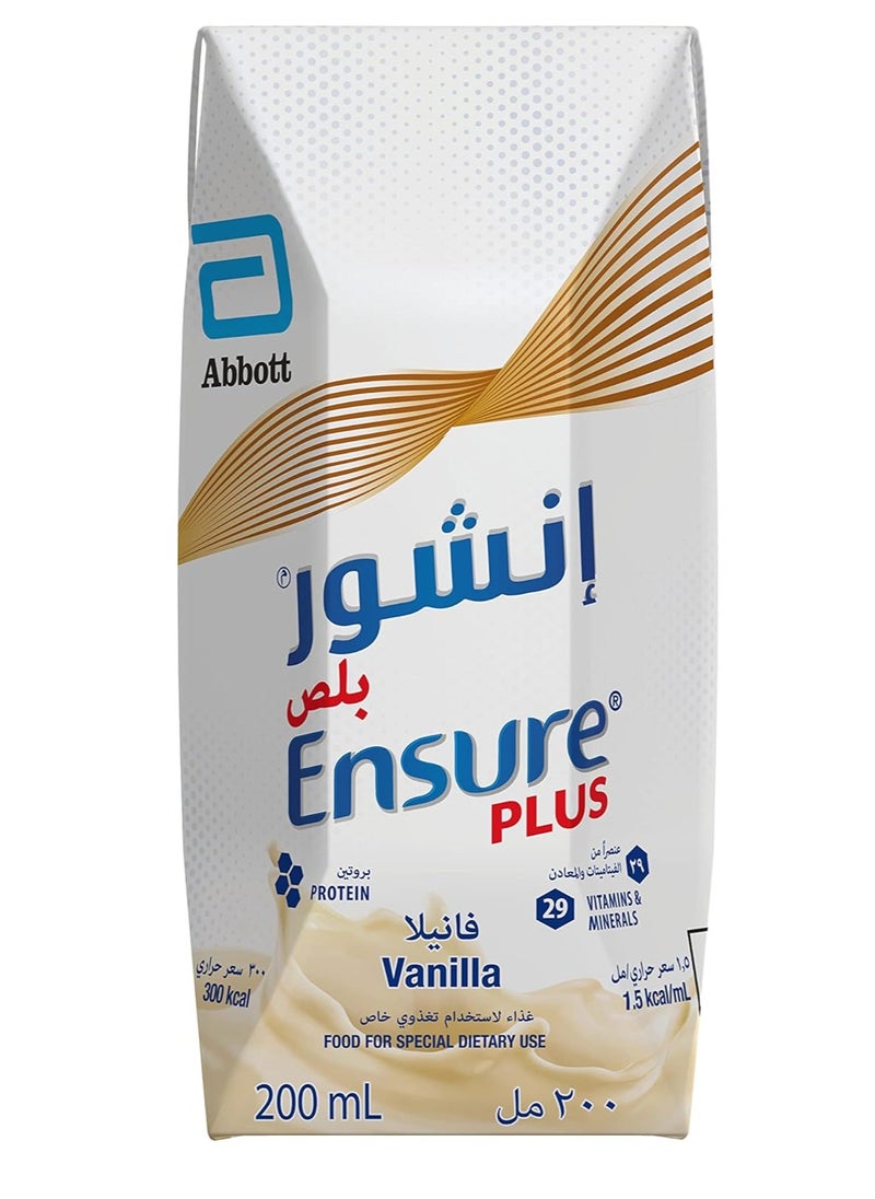Ensure - Ensure Plus Nutritional Supplement (200ml) Carton of 18 packs - Image 1