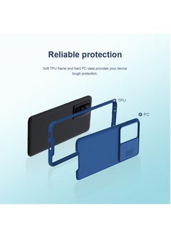 نيلكين حافظة واقية لهاتف Xiaomi 13T Pro 5G، إطار وسائد هوائية مقاومة للصدمات من مادة TPU مع غطاء منزلق لحماية عدسة الكاميرا، غطاء خلفي للهاتف المحمول مضاد لبصمات الأصابع من البولي كربونات، لحافظات هواتف Xiao  - Image 4