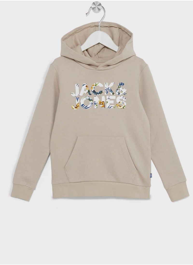 Jack & Jones Junior - Youth Logo Hoodie - Image 1