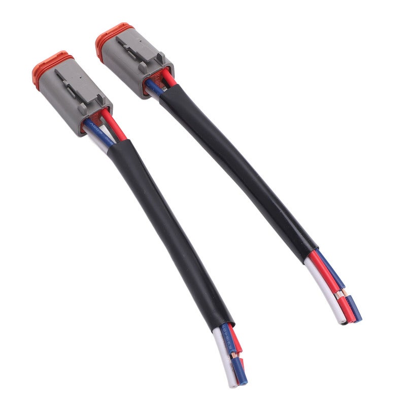DT 4 Pin Connector Wiring Harness 2-Piece Waterproof Electrical Harness Kit - High Strength Plastic Copper Material for Automotive Truck Boat LED Light - Image 4