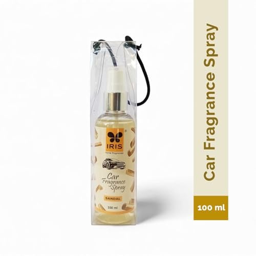 IRIS Sandalwood Car Air Freshener Spray | Long-Lasting Fragrance | 100ml - Image 5