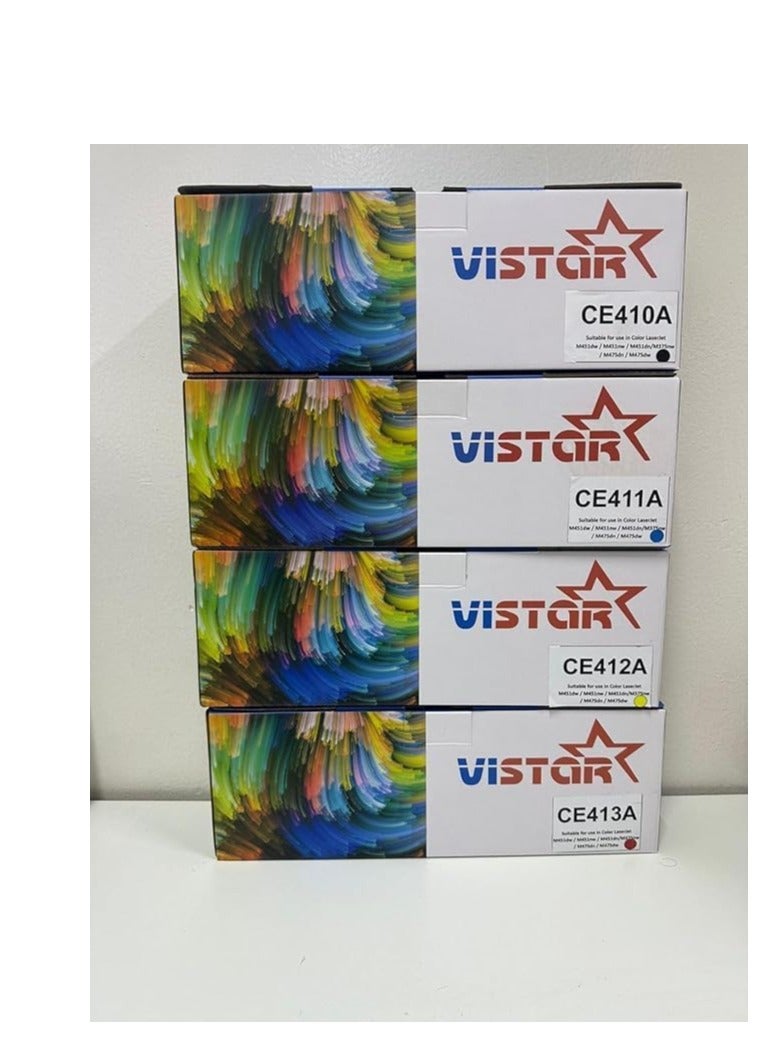 Vistar 305A Set CE410A CE411A CE412A CE413A, Multicolor - Image 1