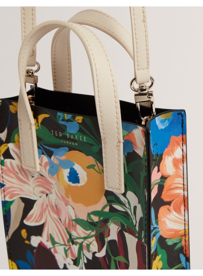 Ted Baker Floral Bouquet Printed Mini Icon Bag - Image 4